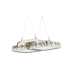 Lebensmittelzertifizierter Strahler QUADRONIUS FOOD 0605mm 2x97W